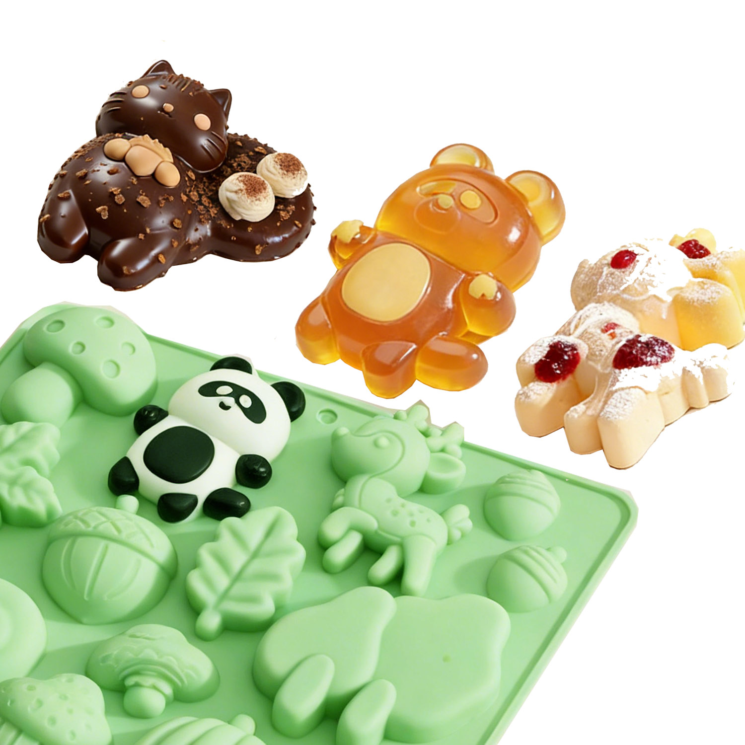 Silicone Cake Mold - 1 Silicone Cake Mold in the