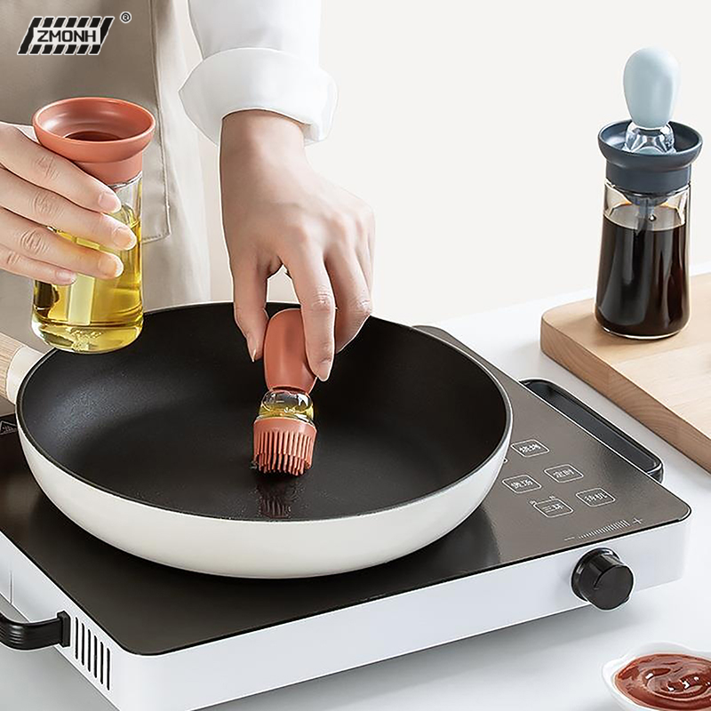 Kitchen Glass Baking Set - [H]2 In 1 Silicone Dropper Measuring