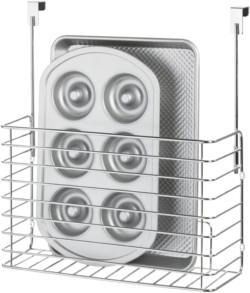 Kitchen Cabinet Baking Organizer - Metal Over the Cabinet Kitchen Organizer