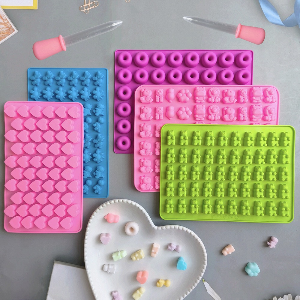 7Pcs Candy Silicone Moulds wit – обзор и цена Kitchen Baking Tray Set
