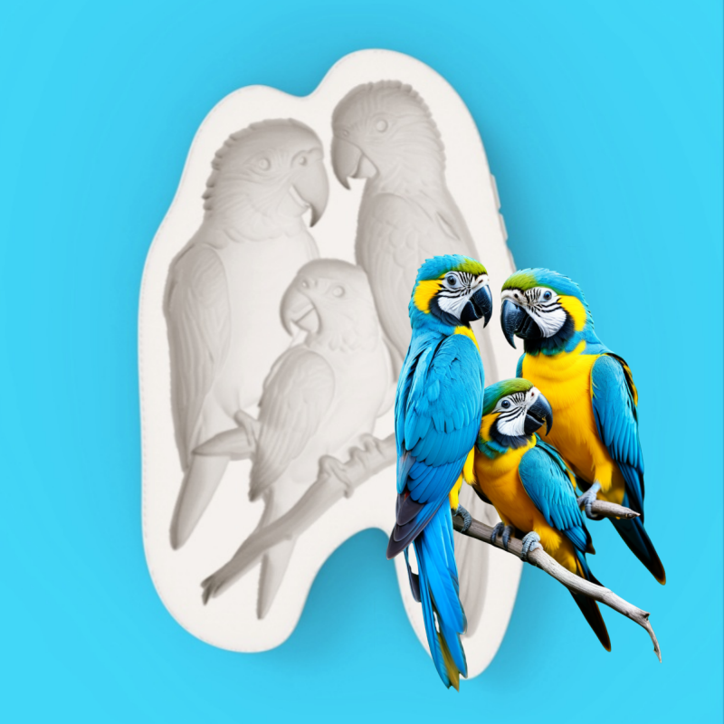 Macaw Family Silicone Baking M – обзор и цена Silicone Cake Mold