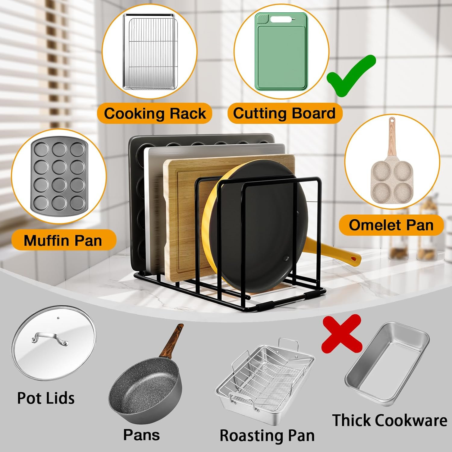 Steel Kitchen Cabinet Organize – обзор и цена Kitchen Cabinet Baking Organizer