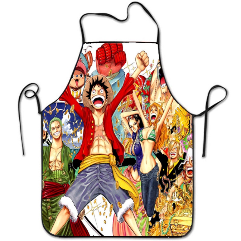 One Pieces Luffy Apron Printed – обзор и цена Kitchen Baking Items
