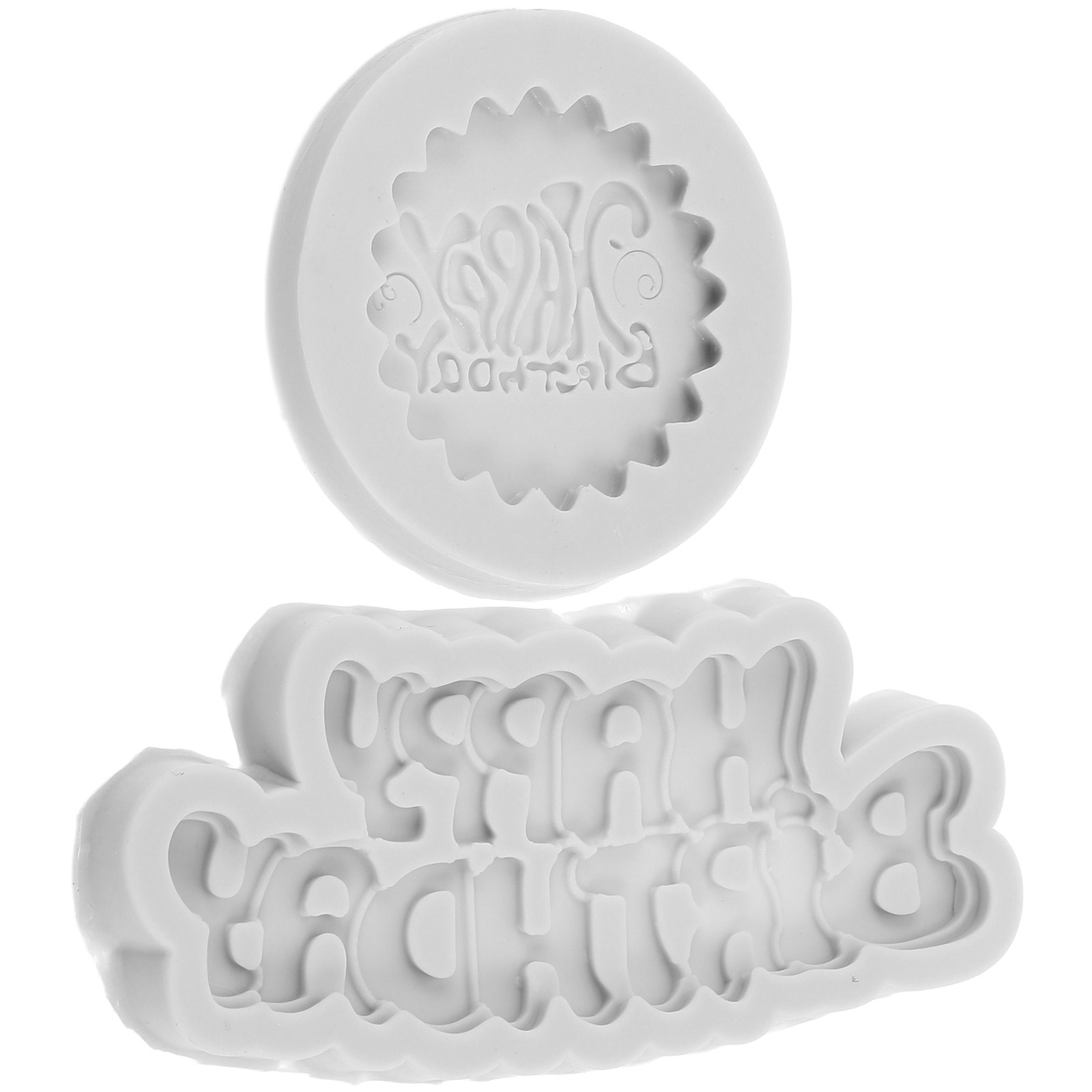 2Pcs Happy Birthday Silicone M – обзор и цена Silicone Cake Mold