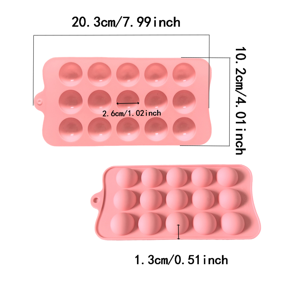15 cavity semi-circular chocol – обзор и цена Kitchen Tools In Baking
