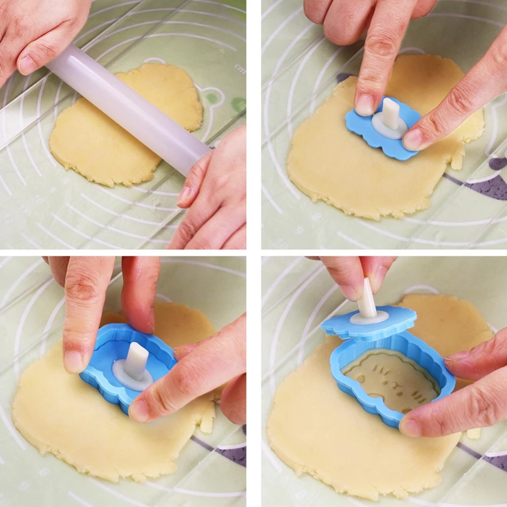 Cookie Mold Stamp Cartoon Saus – обзор и цена Kitchen Baking Items