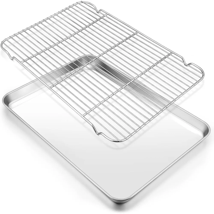 304 Stainless Steel Baking Tra – обзор и цена Kitchen Baking Tray Set