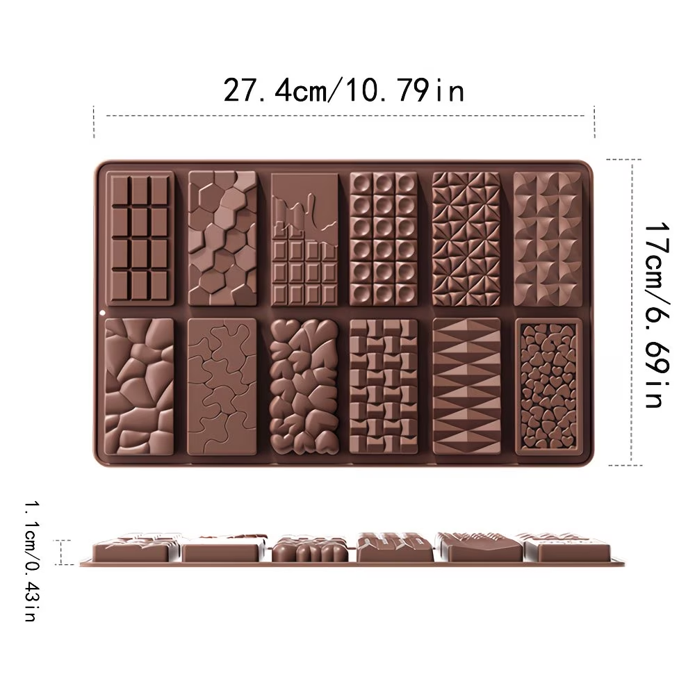 12-in-One Dubai Chocolate Mold – обзор и цена Silicone Cake Mold