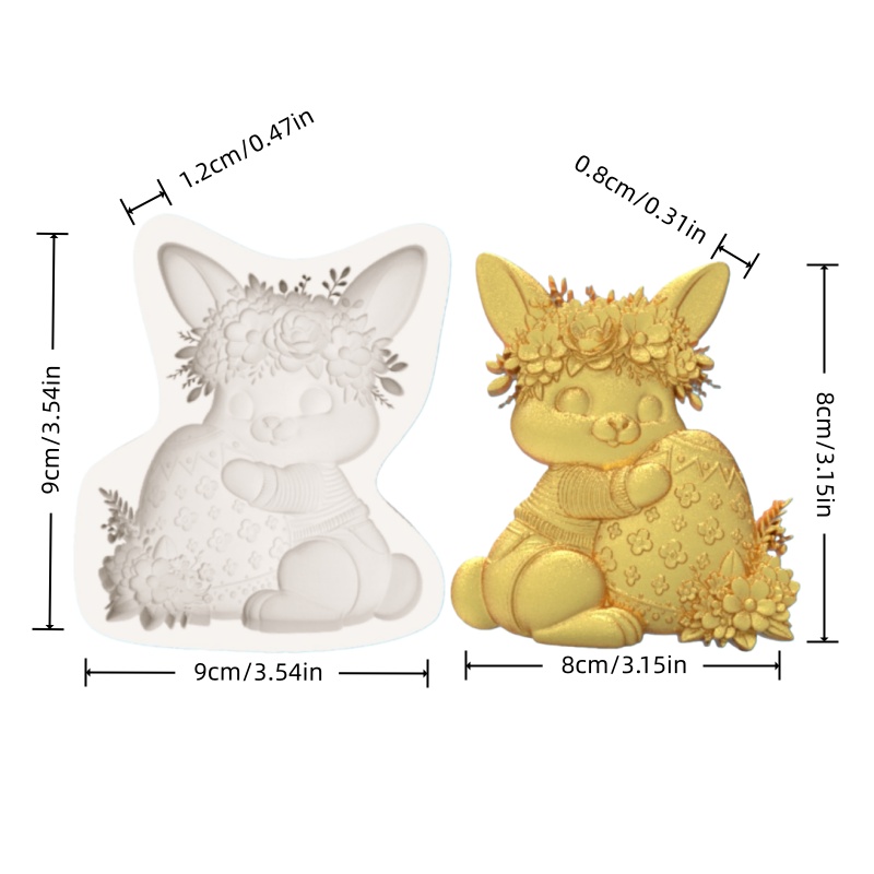 Easter Wreath Bunny Silicone B – обзор и цена Silicone Cake Mold