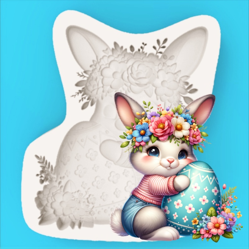 Easter Wreath Bunny Silicone B – обзор и цена Silicone Cake Mold