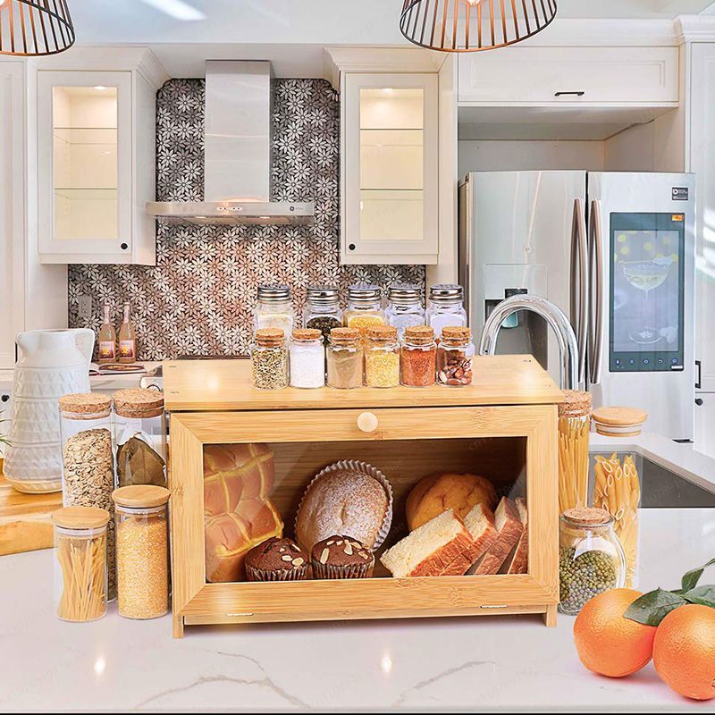 Bread Storage Display Cabinet  – обзор и цена Kitchen Cabinet Baking Organizer