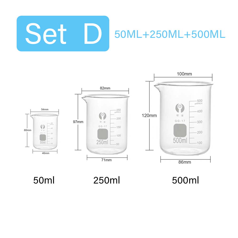 3pcs/Set Glass Measuring Cup S – обзор и цена Kitchen Glass Baking Set