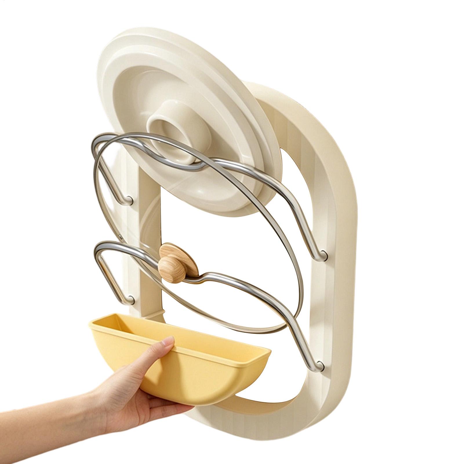 Pot Lid Rack 2-Tier Wall Mount – обзор и цена Kitchen Cabinet Baking Organizer