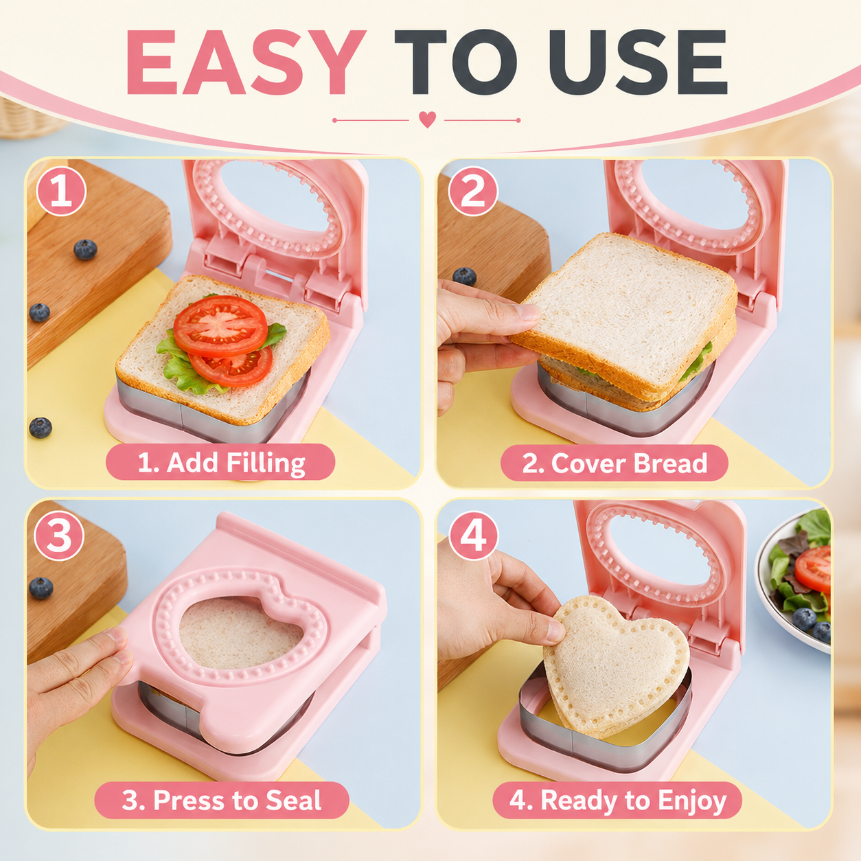 Pocket Sandwich Maker Stainles – обзор и цена Kitchen Baking Items