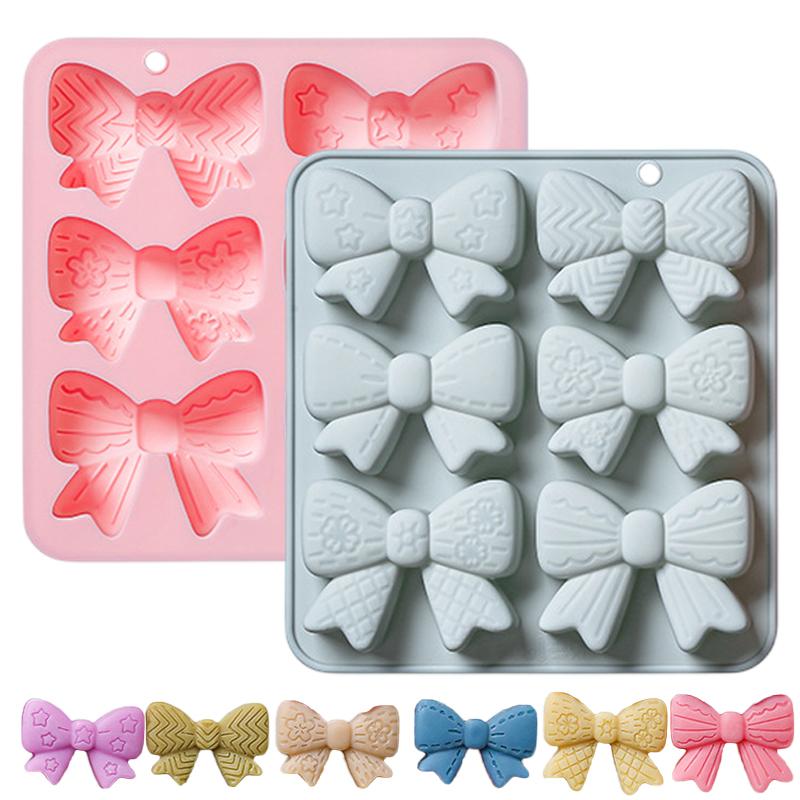 6 Cavities Bowknot Silicone Mo – обзор и цена Silicone Cake Mold