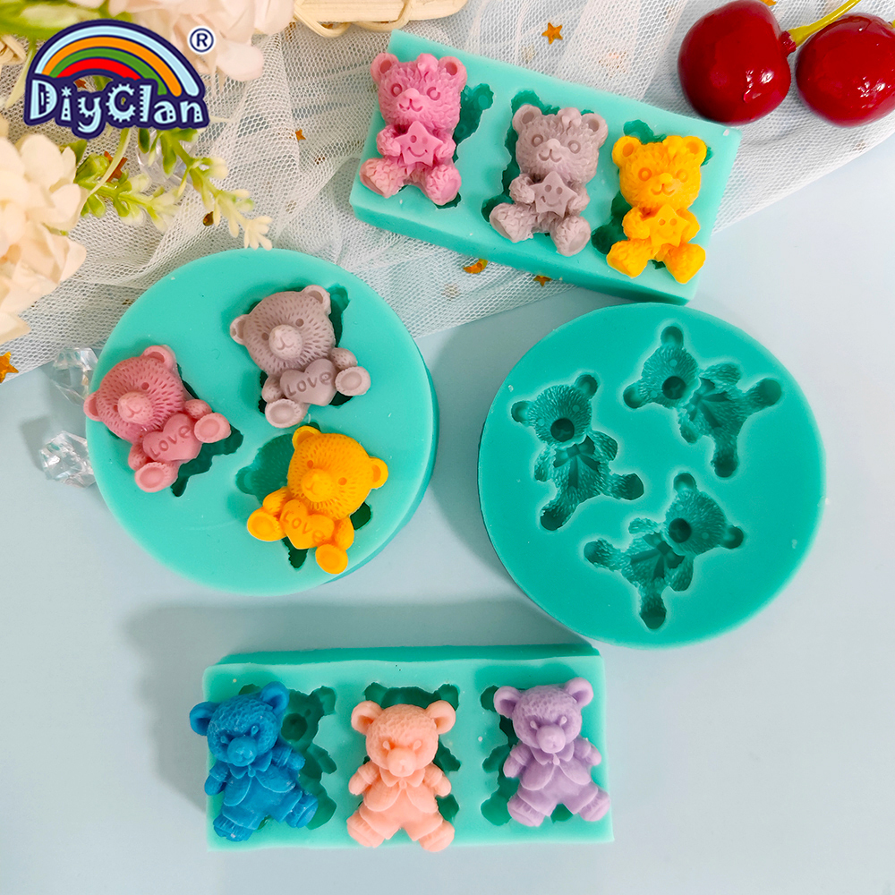 Cute Mini Bear Silicone Mold F – обзор и цена Kitchen Baking Items