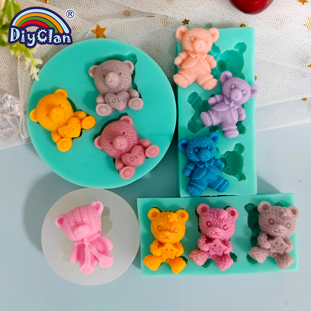 Cute Mini Bear Silicone Mold F – обзор и цена Kitchen Baking Items