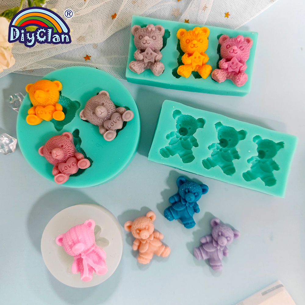 Cute Mini Bear Silicone Mold F – обзор и цена Kitchen Baking Items