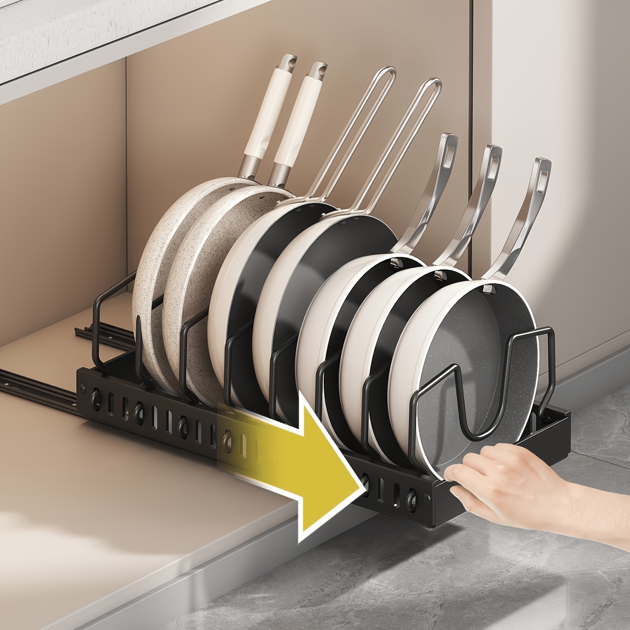 1/2pcs Kitchen Storage Rack, A – обзор и цена Kitchen Cabinet Baking Organizer