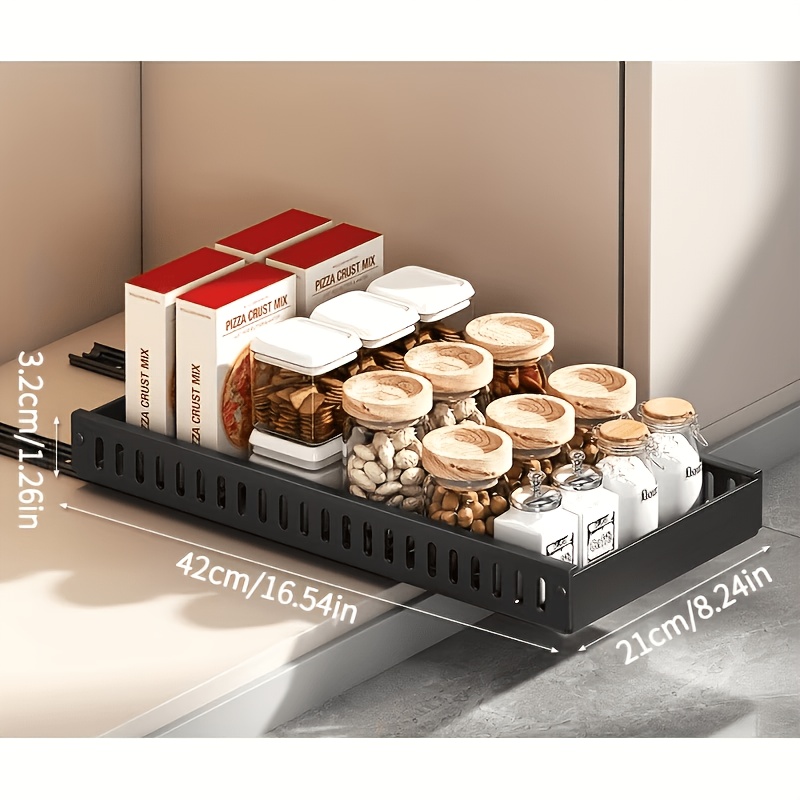 1/2pcs Kitchen Storage Rack, A – обзор и цена Kitchen Cabinet Baking Organizer