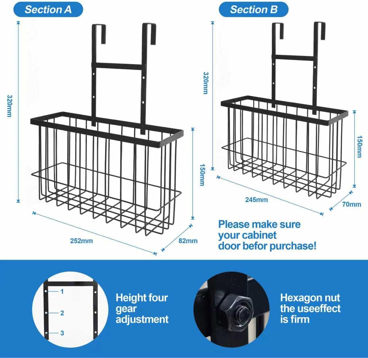 2 Pack Cabinet Door Organizer, – обзор и цена Kitchen Cabinet Baking Organizer