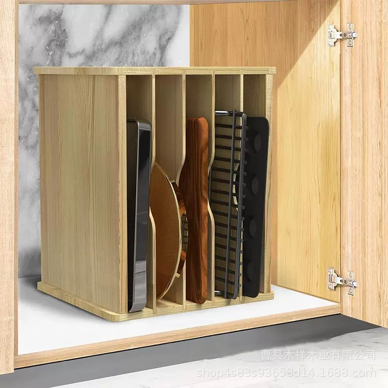 Solid wood kitchen storage rac – обзор и цена Kitchen Cabinet Baking Organizer