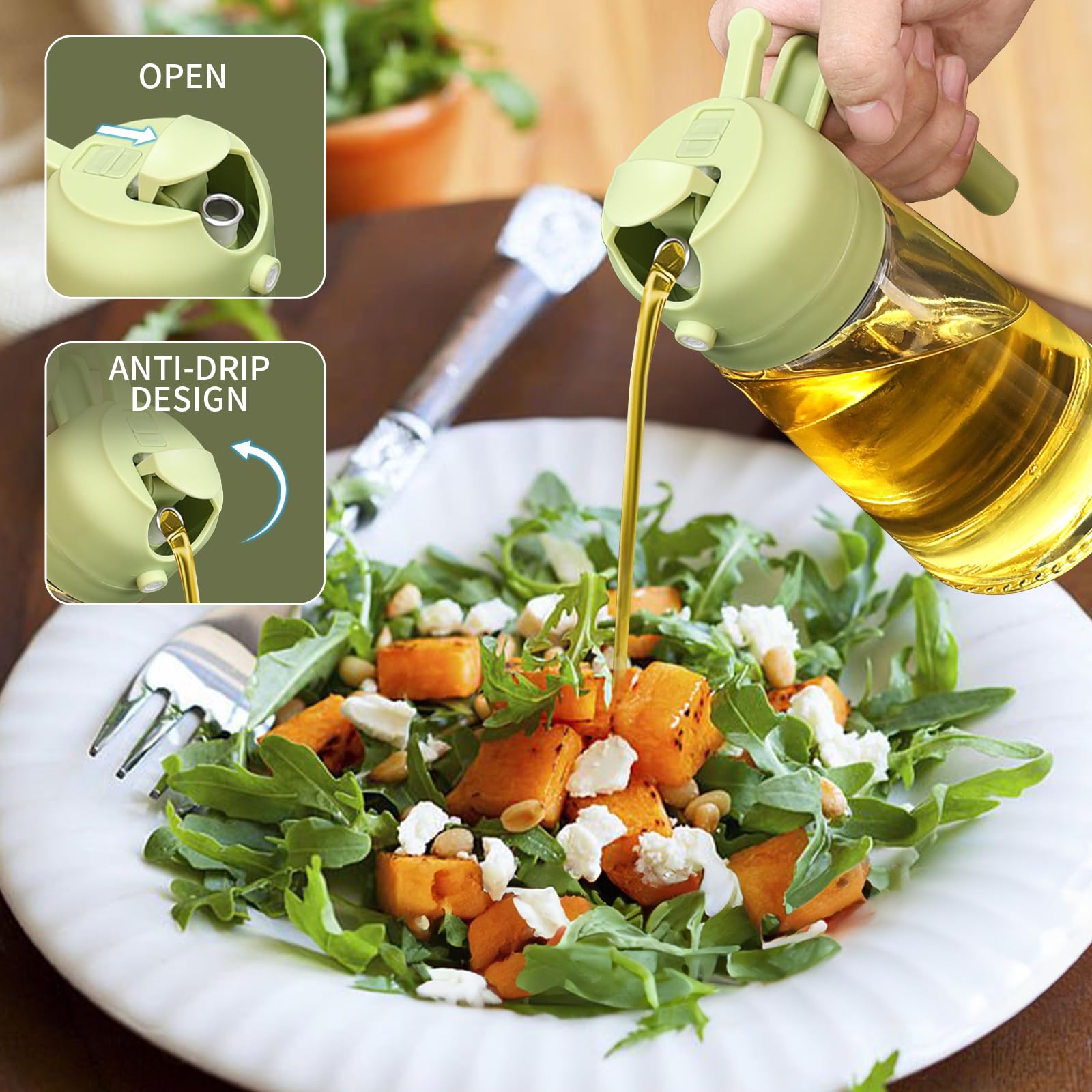 2-in-1 Food Grade Glass Olive  – обзор и цена Kitchen Glass Baking Set