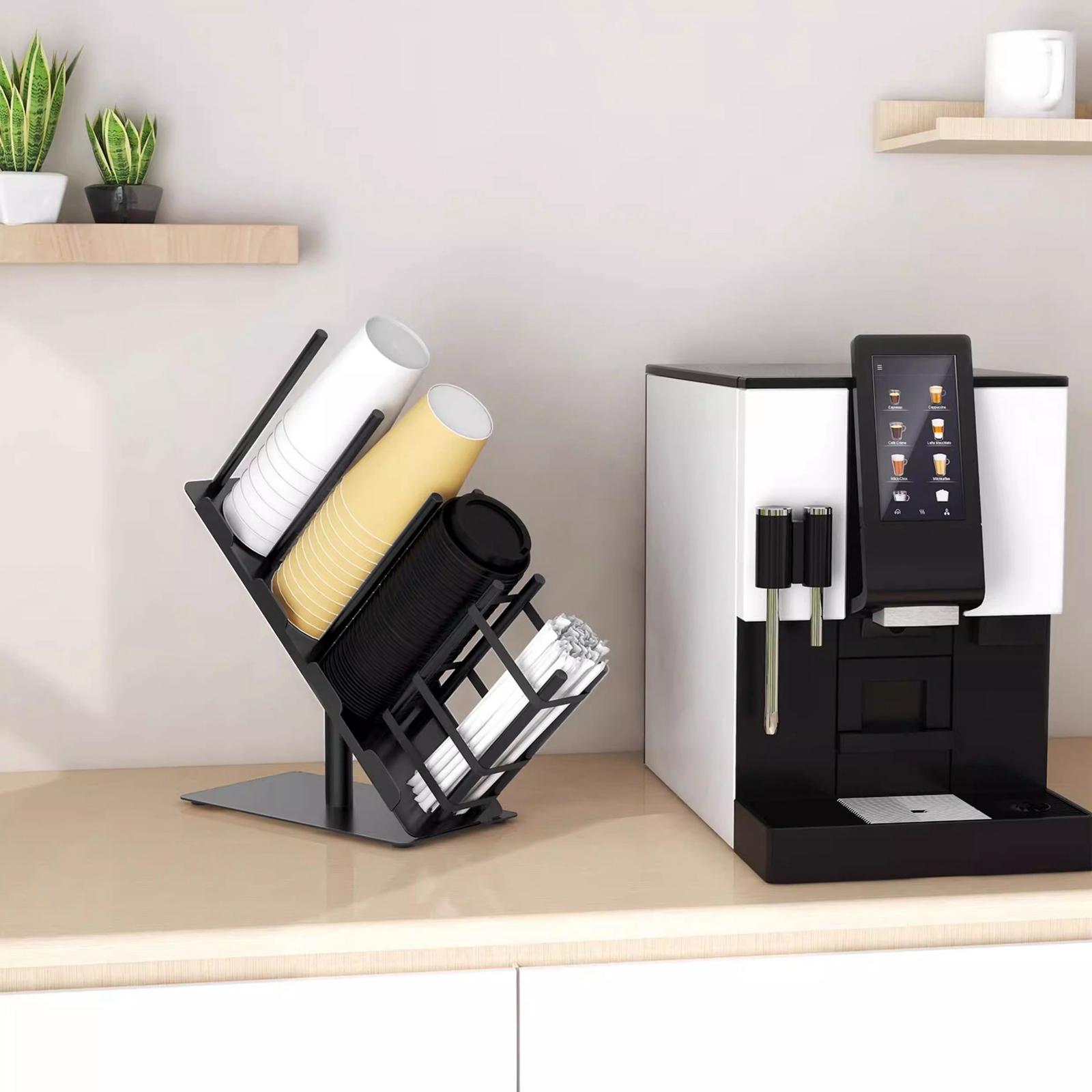 Paper Cup and Lid Holder Stora – обзор и цена Kitchen Cabinet Baking Organizer
