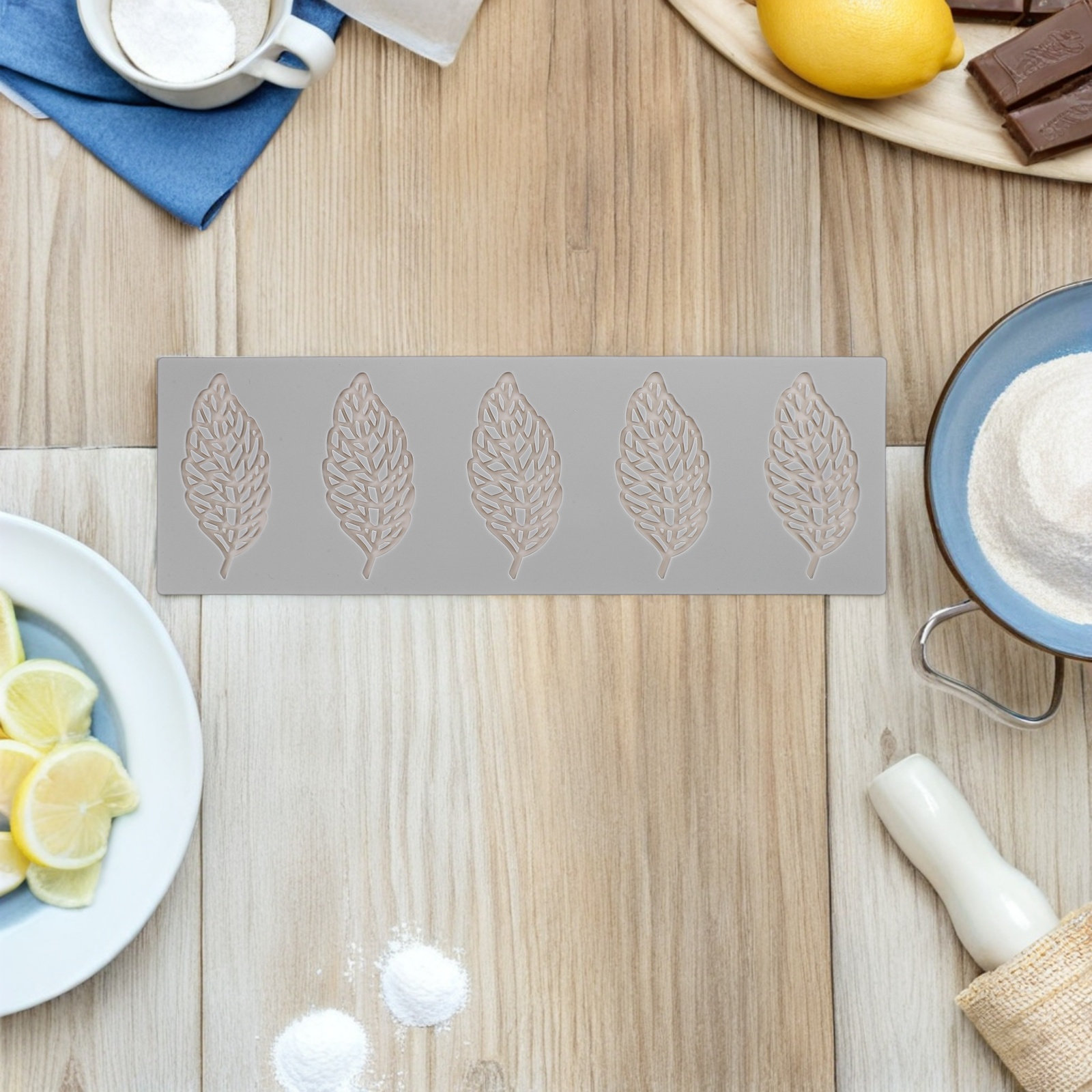 3Pcs Flexible Food Grade Leaf  – обзор и цена Silicone Cake Mold