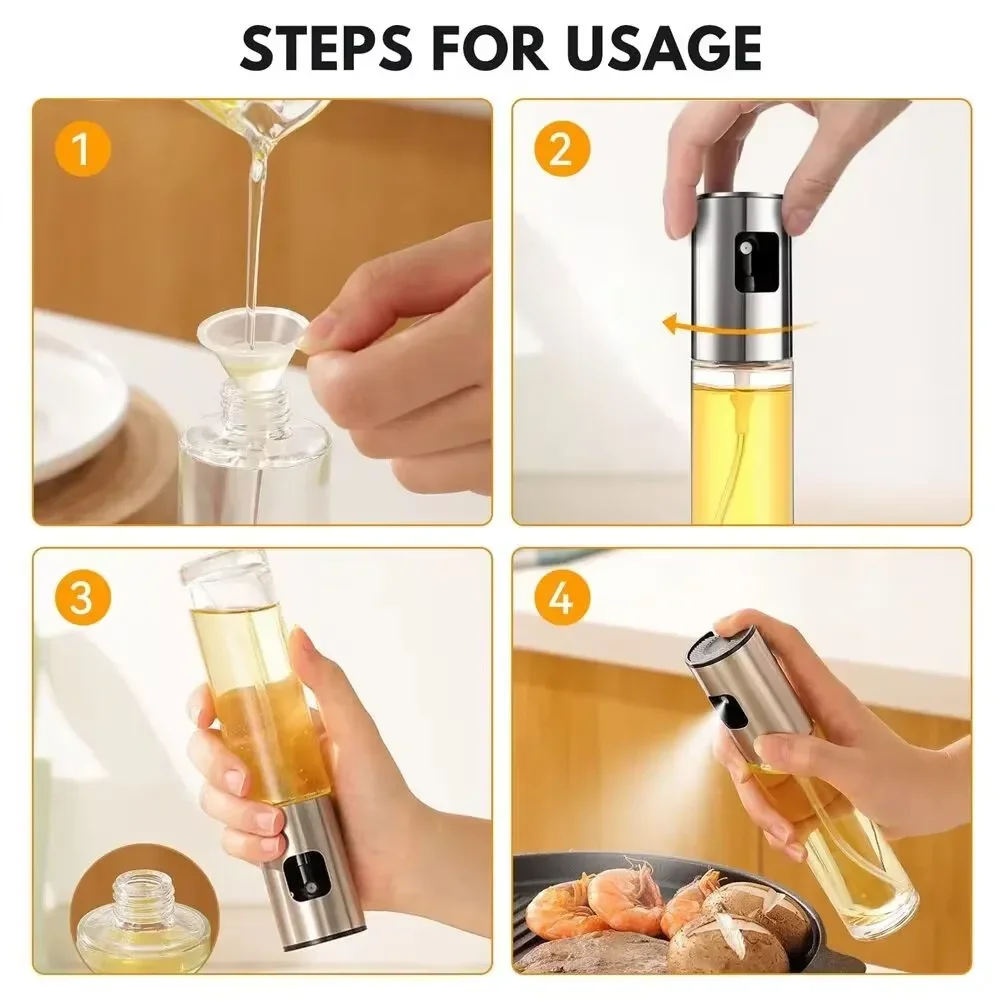Glass Oil Sprayer for Cooking  – обзор и цена Kitchen Glass Baking Set