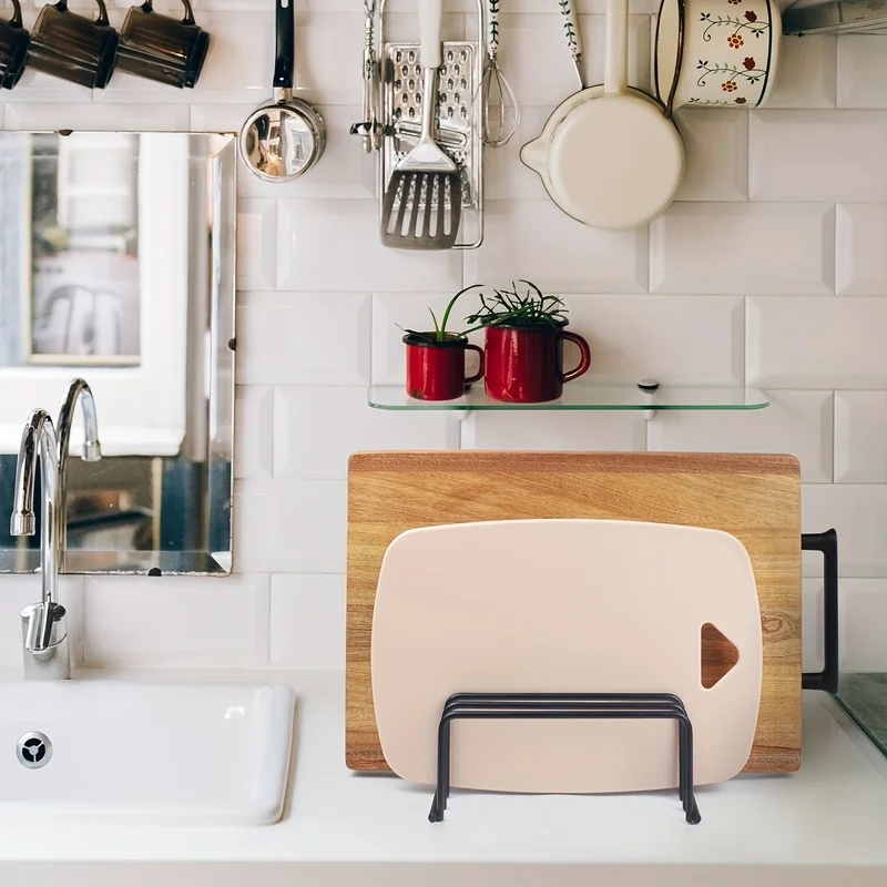 Kitchen Cutting Board Storage  – обзор и цена Kitchen Cabinet Baking Organizer