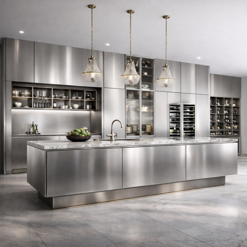 Custom Modern 304 Stainless St – обзор и цена Kitchen Baking Island