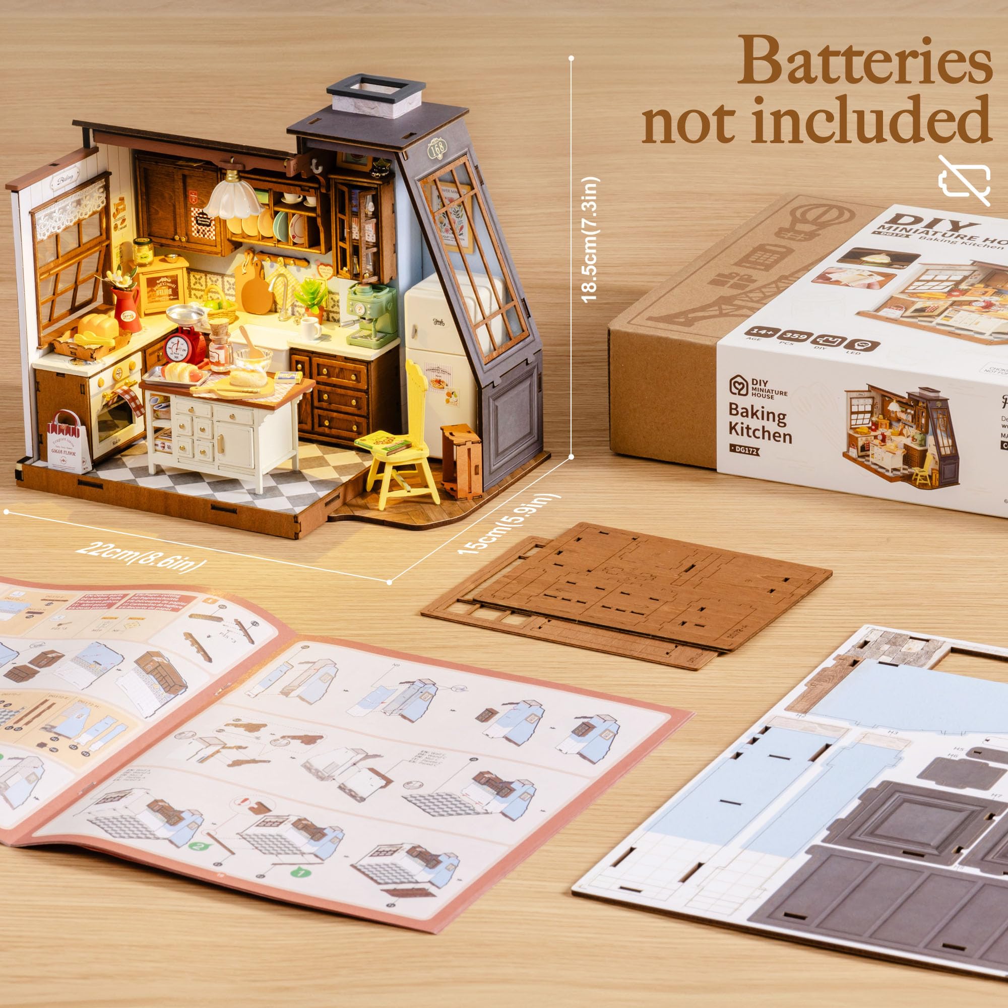 Rolife DIY Miniature House Kit – обзор и цена Baking Kitchen Rolife