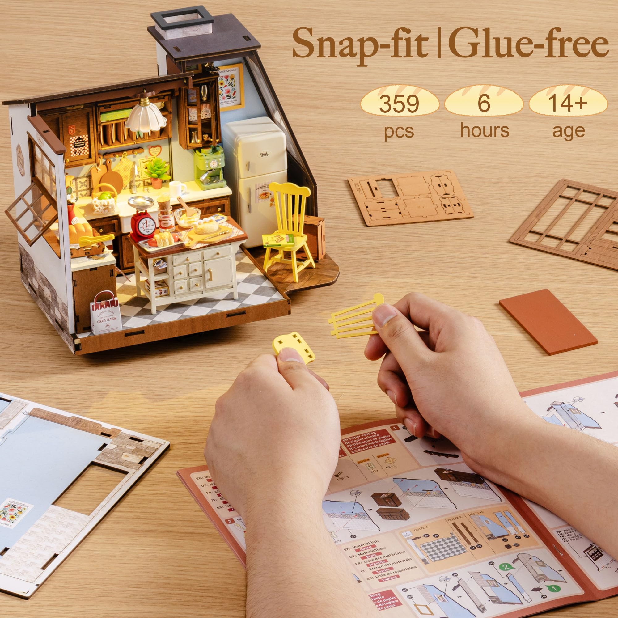 Rolife DIY Miniature House Kit – обзор и цена Baking Kitchen Rolife