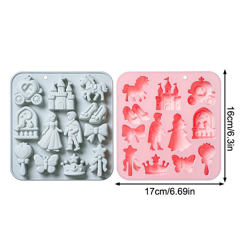 HOT!12 Cavity Prince, Princess – обзор и цена Silicone Cake Mold
