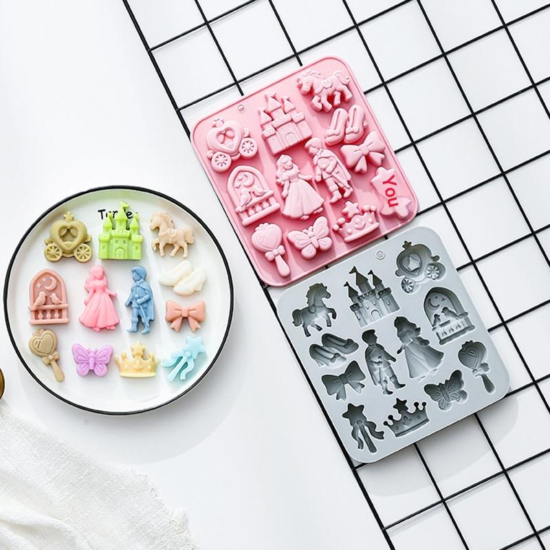 HOT!12 Cavity Prince, Princess – обзор и цена Silicone Cake Mold