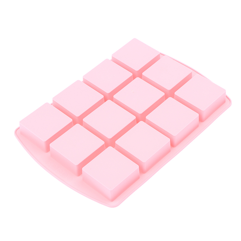 *1Pcs 12-Cavity Square Silicon – обзор и цена Silicone Cake Mold