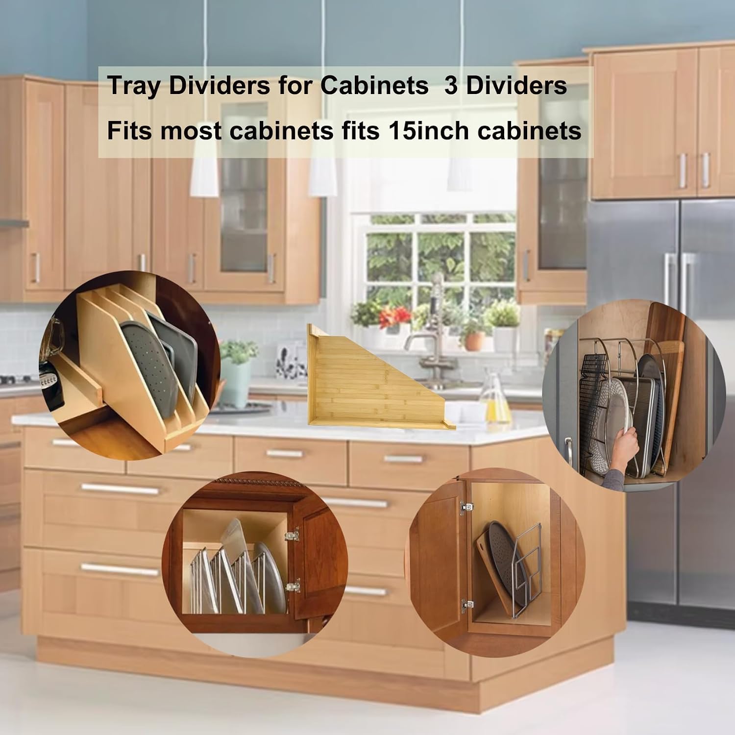 Tray Dividers for Kitchen Cabi – обзор и цена Kitchen Cabinet Baking Organizer