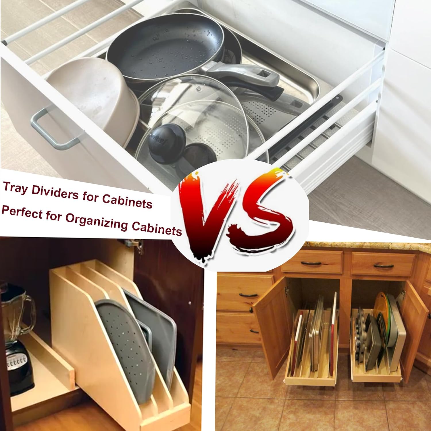 Tray Dividers for Kitchen Cabi – обзор и цена Kitchen Cabinet Baking Organizer