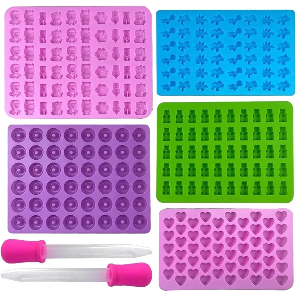 5Pcs Candy Silicone Moulds wit – обзор и цена Kitchen Baking Tray Set