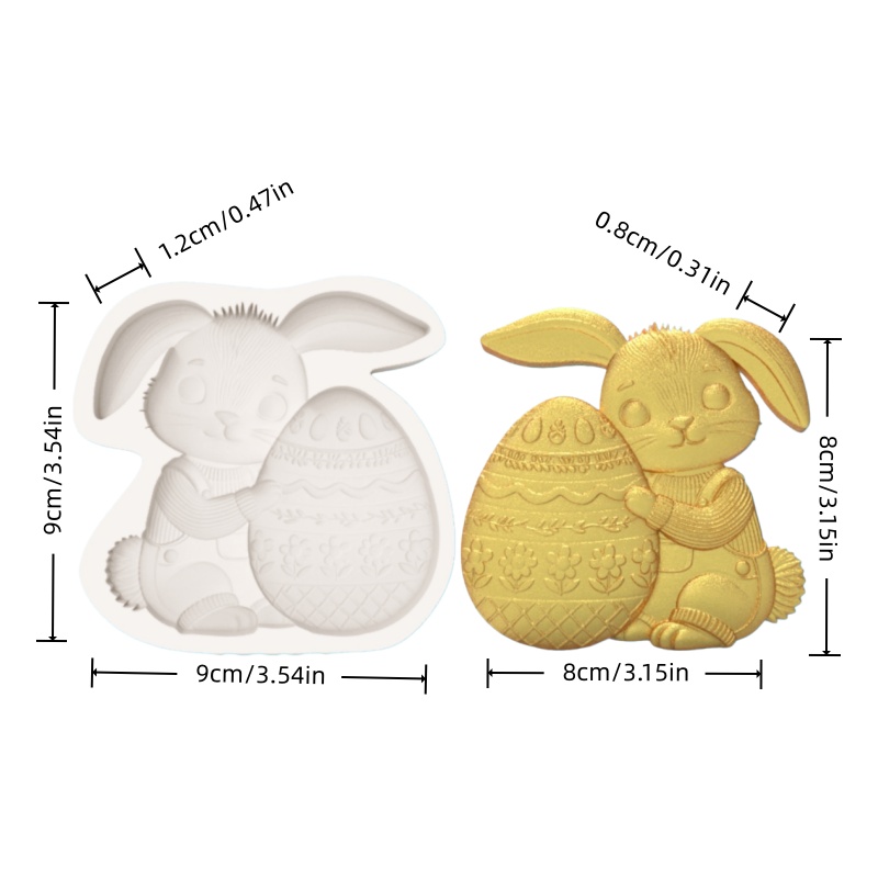 Easter Egg-Holding Bunny Silic – обзор и цена Silicone Cake Mold