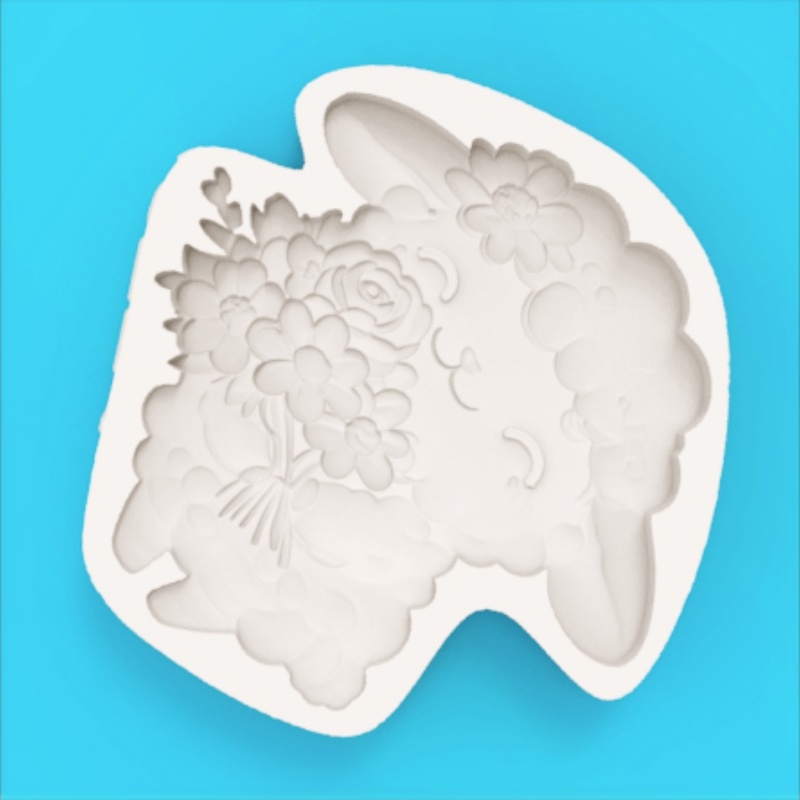 Healing-Themed Ranch Bouquet L – обзор и цена Silicone Cake Mold