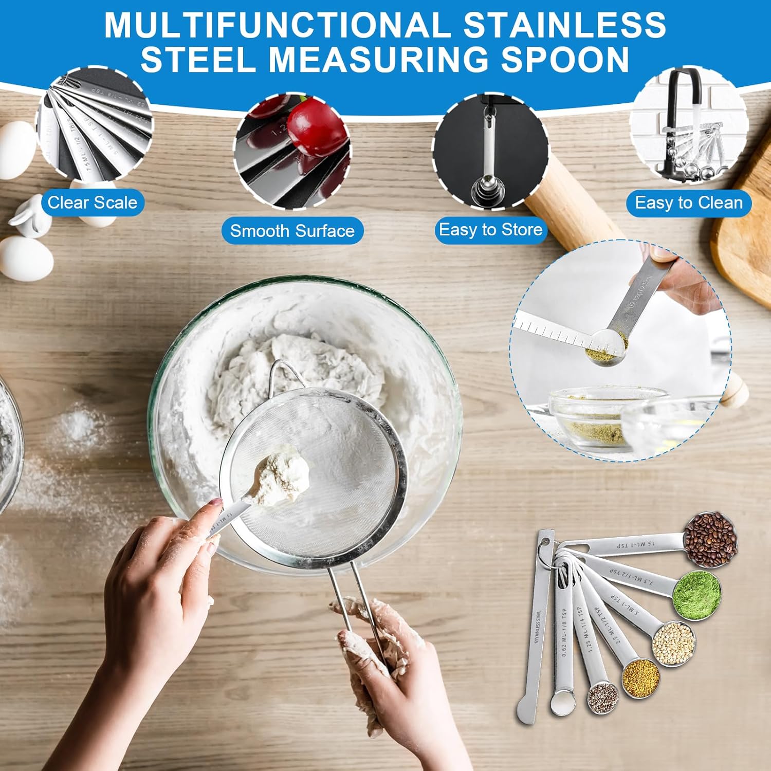 21-Piece Measuring Cups and Sp – обзор и цена Kitchen Glass Baking Set